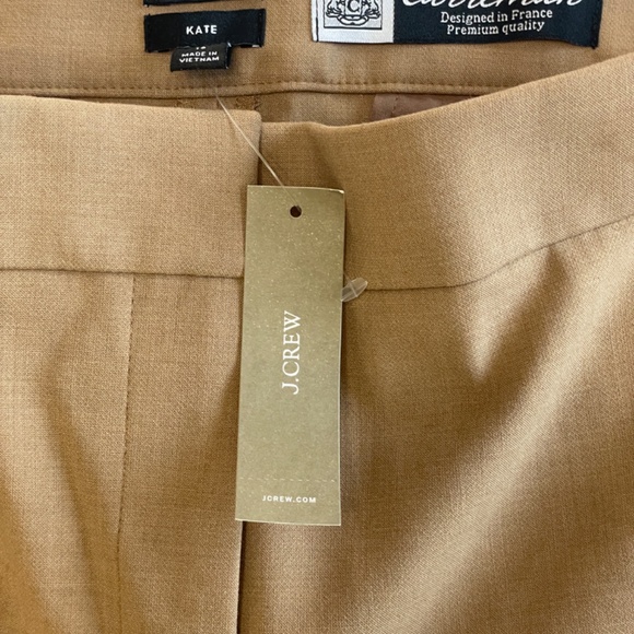 J.Crew Kate Carreman  Four-Season Stretch Tan Dress Pants – Size 16 - Picture 4 of 6